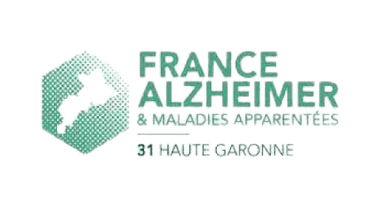 Logo de l'entité France Alzheimer, partenaire de santé de la clinique des minimes